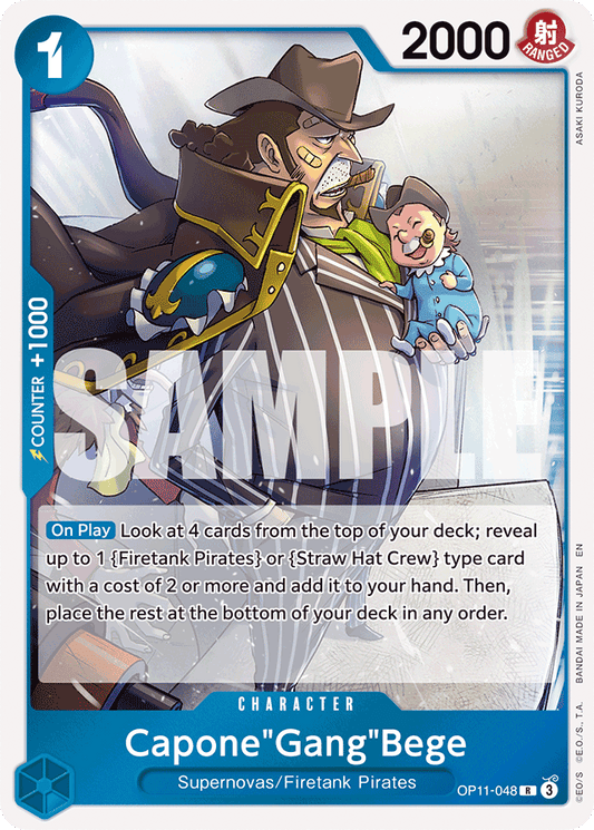 Capone"Gang"Bege (048) - A Fist of Divine Speed - R - OP11-048