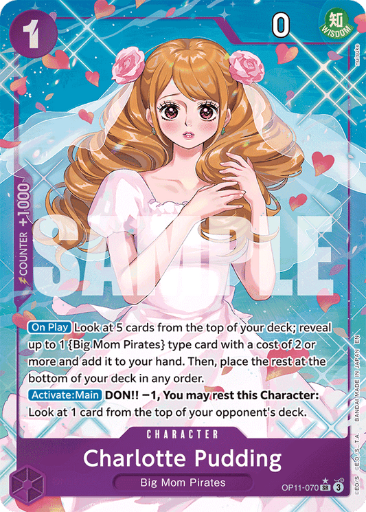 Charlotte Pudding (Alternate Art) - A Fist of Divine Speed - SR - OP11-070