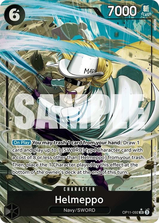Helmeppo (Alternate Art) - A Fist of Divine Speed - SR - OP11-092