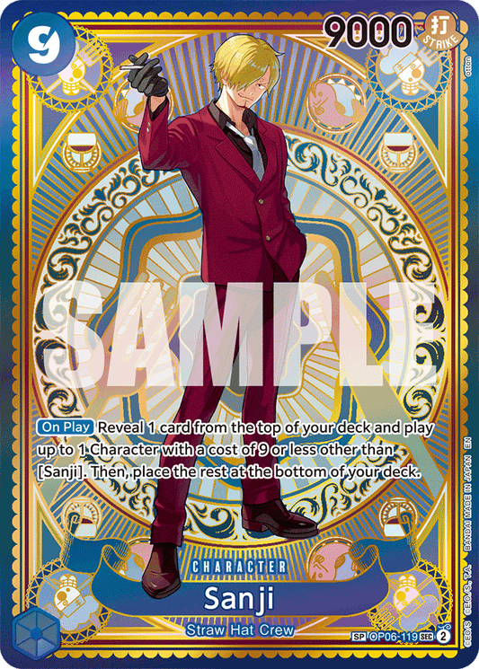 Sanji (SP) - A Fist of Divine Speed - SEC - OP06-119