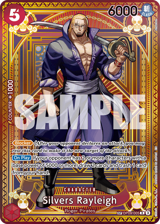 Silvers Rayleigh (SP) - A Fist of Divine Speed - R - OP09-005