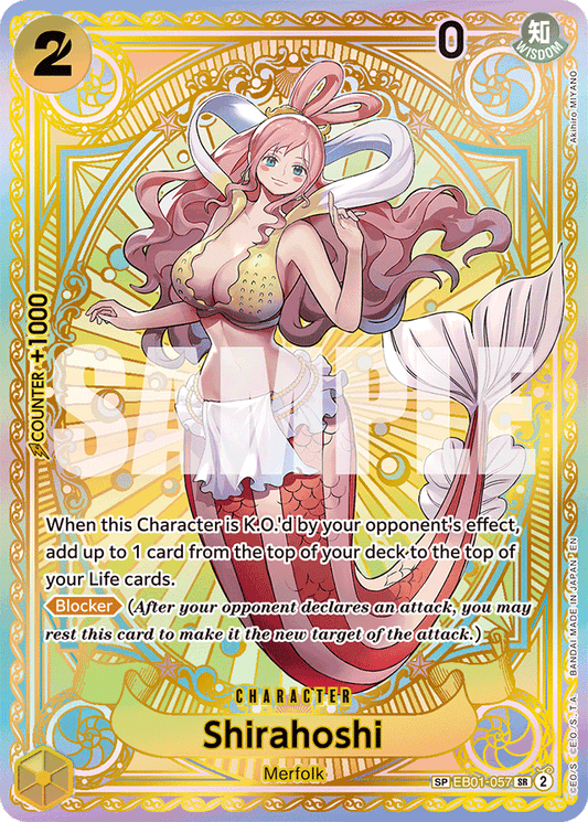 Shirahoshi (SP) - A Fist of Divine Speed - SR - EB01-057