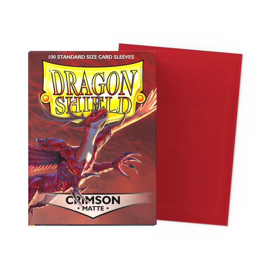 Crimson - Matte Sleeves - Standard Size