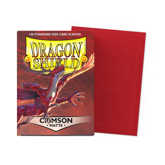 Crimson - Matte Sleeves - Standard Size