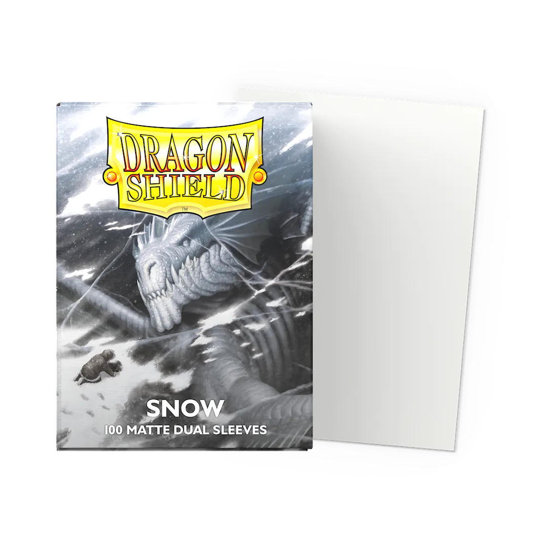 Dragon Shield Snow- Dual Matte- Standard