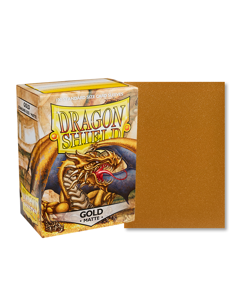 Dragon Shield Gold - Matte Sleeves -  Standard
