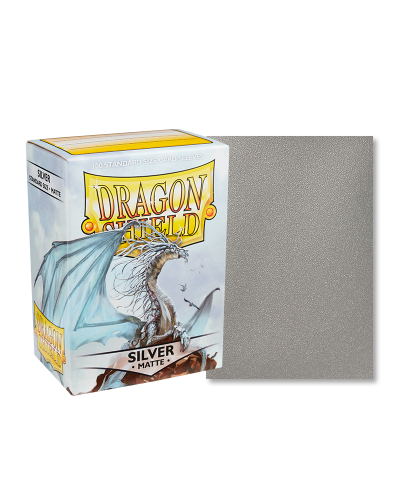 Dragon Shield  Silver - Matte Sleeves - Standard