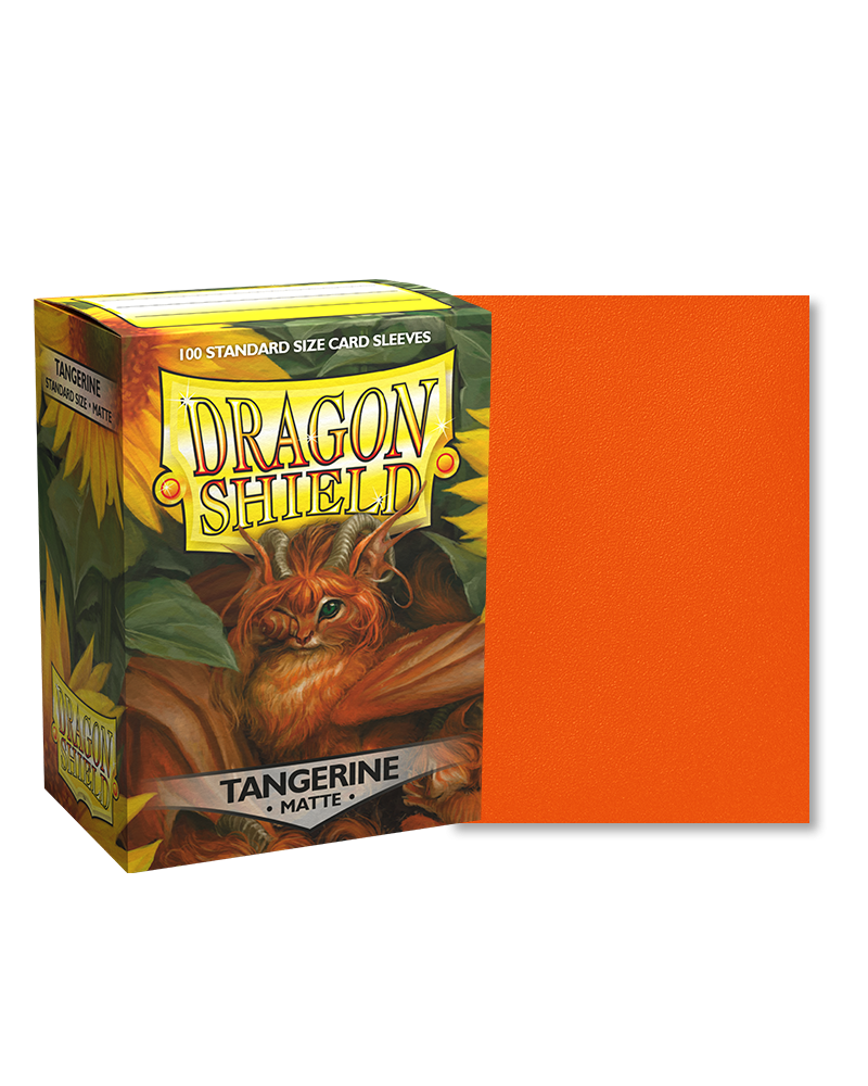 Dragon Shield Tangerine - Matte Sleeves -  Standard