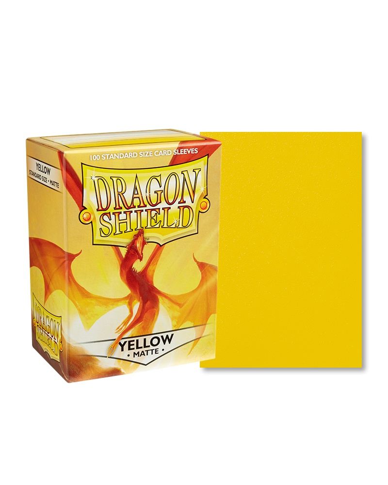 Dragon Shield Yellow - Matte Sleeves -  Standard