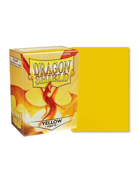 Dragon Shield Yellow - Matte Sleeves -  Standard