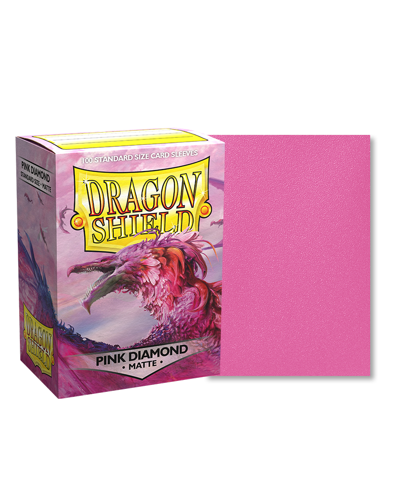 Dragon Shield Pink Diamond - Matte Sleeves -  Standard