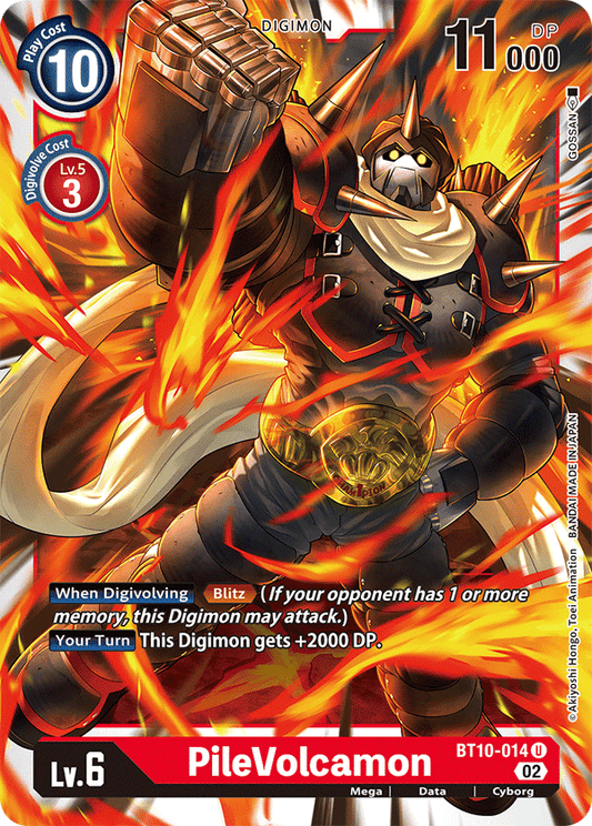 PileVolcamon - Xros Encounter - Uncommon - BT10-014 U