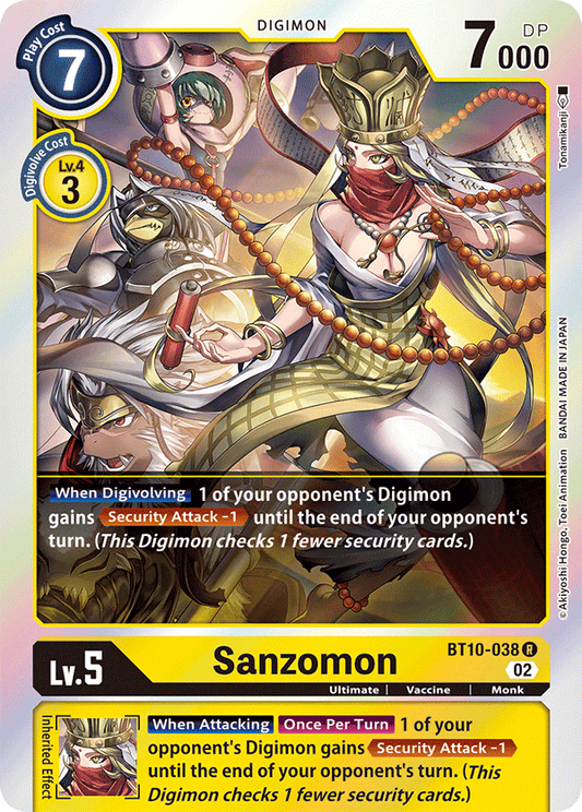 Sanzomon - Xros Encounter - Rare - BT10-038 R