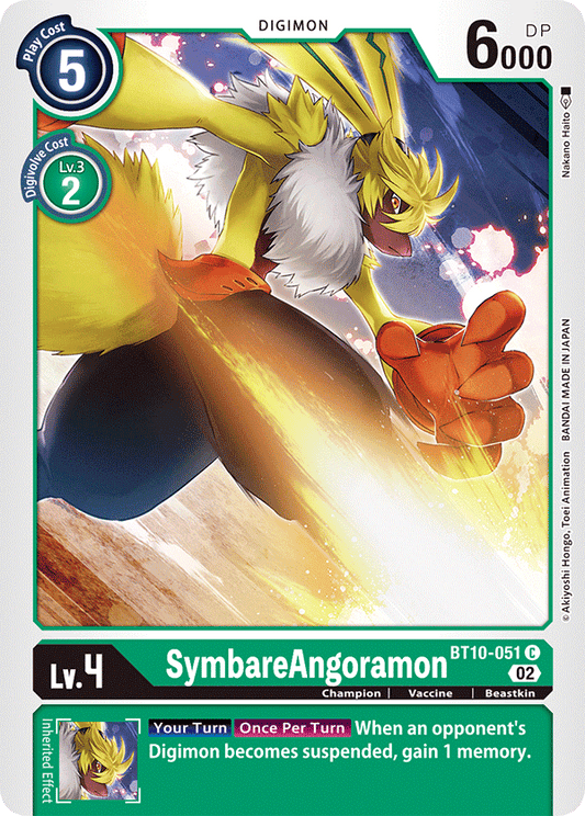 SymbareAngoramon - Xros Encounter - Common - BT10-051 C
