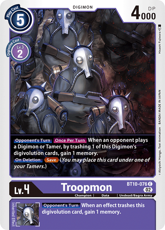 Troopmon - Xros Encounter - Common - BT10-076 C