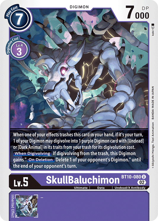 SkullBaluchimon - Xros Encounter - Uncommon - BT10-080 U