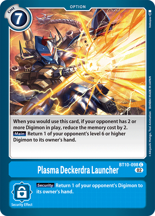 Plasma Deckerdra Launcher - Xros Encounter - Common - BT10-098 C