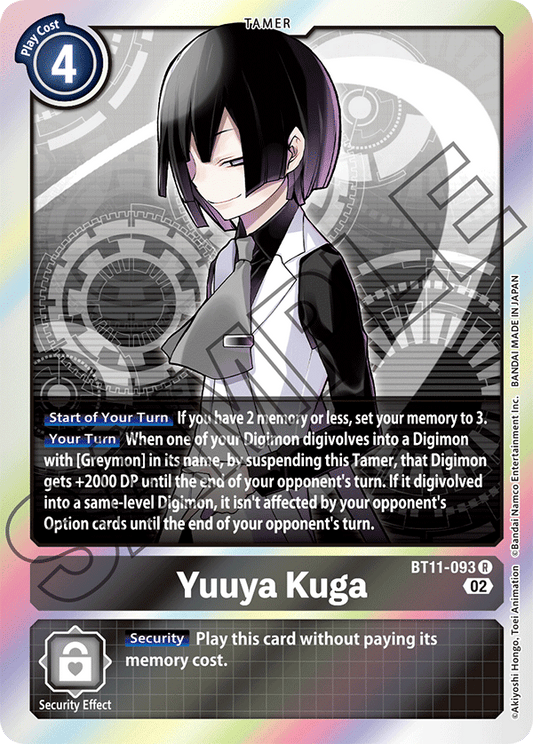 Yuuya Kuga - Dimensional Phase - Rare - BT11-093 R