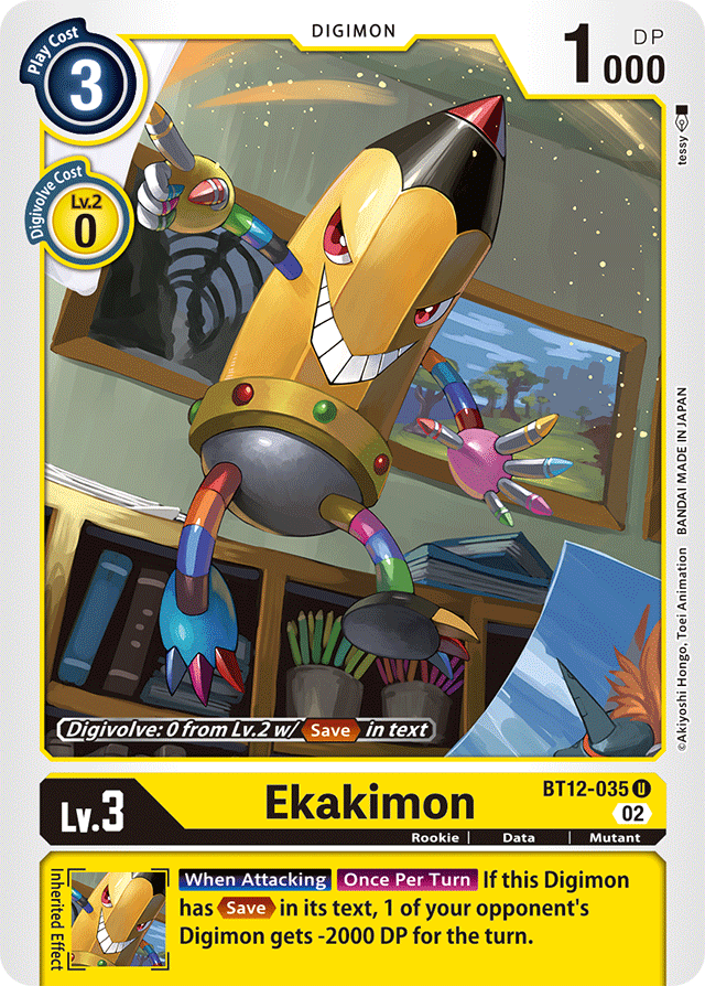 Ekakimon - Across Time - Uncommon - BT12-035 U