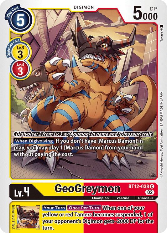 GeoGreymon - Across Time - Common - BT12-038 C