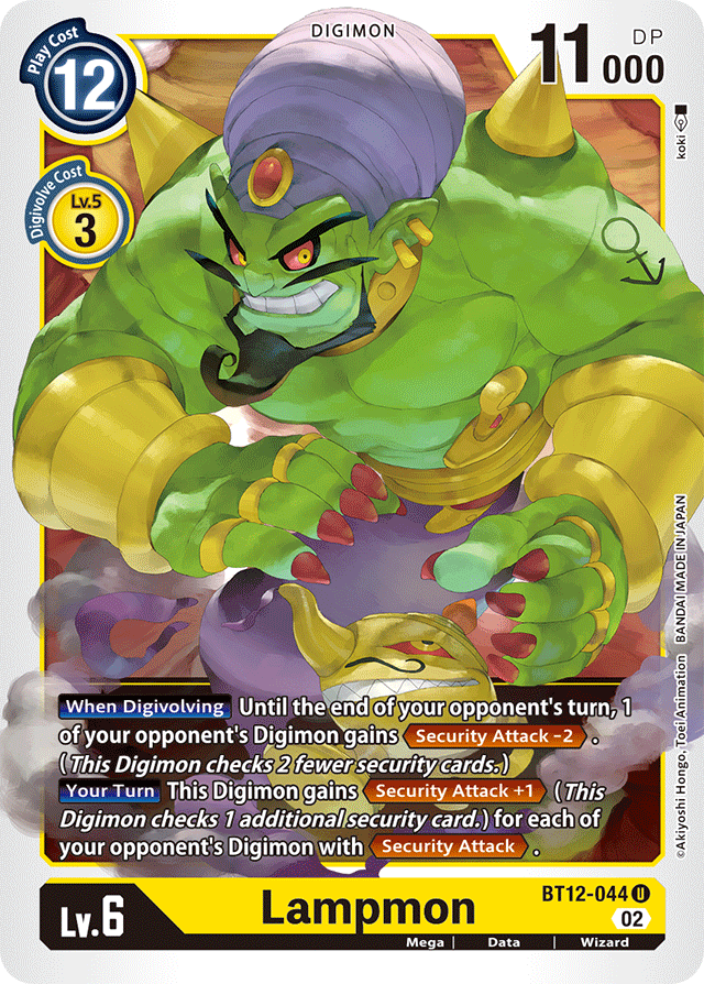 Lampmon - Across Time - Uncommon - BT12-044 U