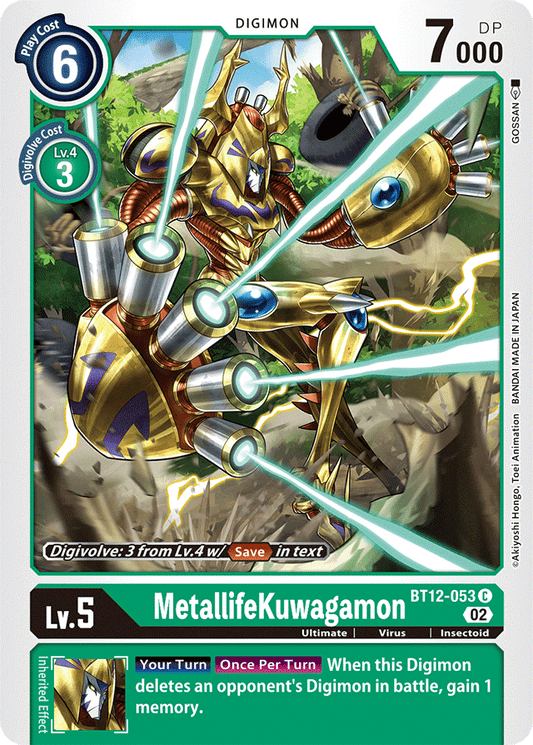 MetallifeKuwagamon - Across Time - Common - BT12-053 C