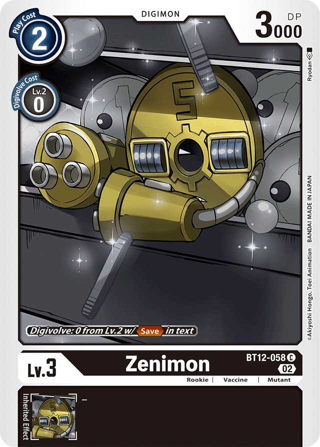 Zenimon - Across Time - Common - BT12-058 C