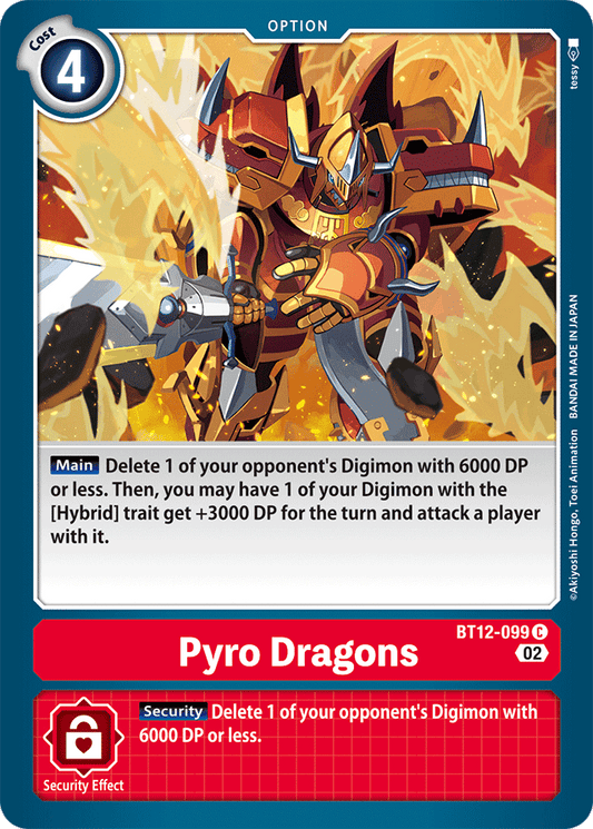 Pyro Dragons - Across Time - Common - BT12-099 C