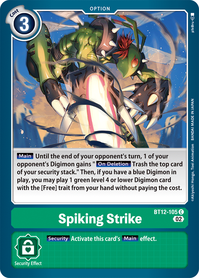 Spiking Strike - Across Time - Common - BT12-105 C