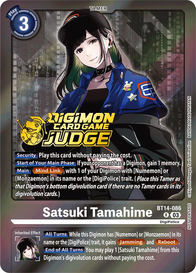 Satsuki Tamahime (Judge Pack 6) - Blast Ace - Promo - BT14-086 R