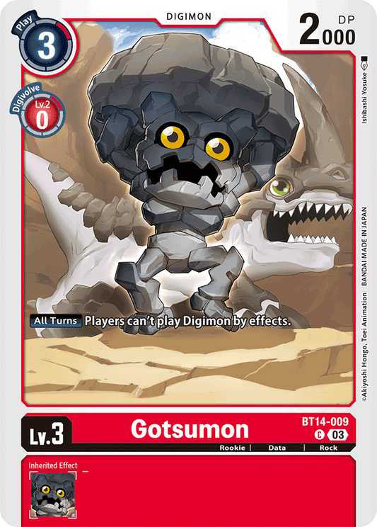 Gotsumon - Blast Ace - Common - BT14-009 C