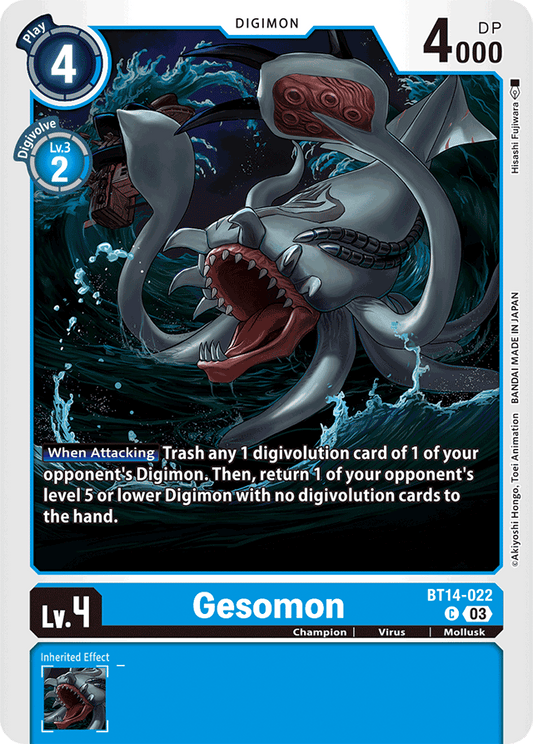Gesomon - Blast Ace - Common - BT14-022 C