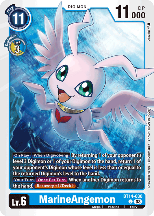 MarineAngemon - Blast Ace - Uncommon - BT14-030 U