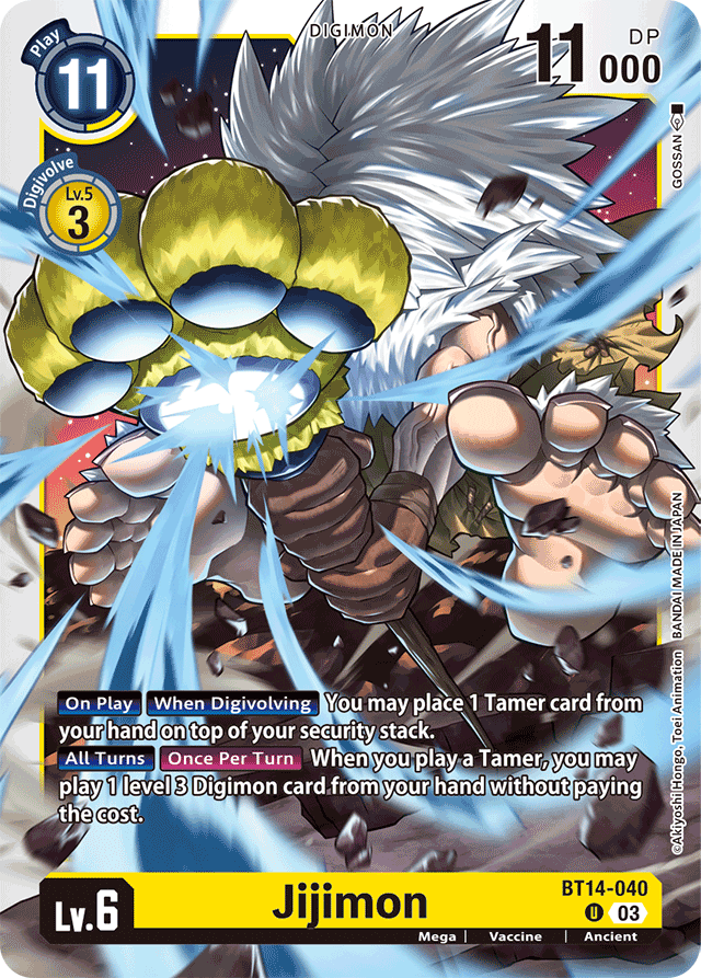 Jijimon - Blast Ace - Uncommon - BT14-040 U