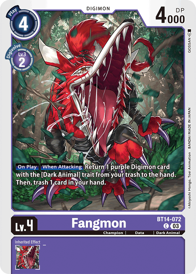 Fangmon - Blast Ace - Common - BT14-072 C