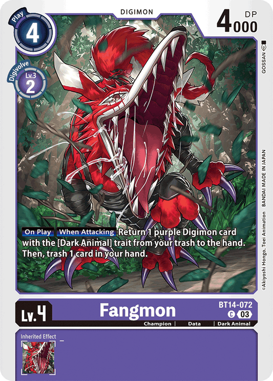 Fangmon - Blast Ace - Common - BT14-072 C