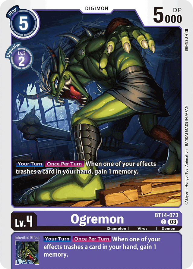 Ogremon - Blast Ace - Common - BT14-073 C