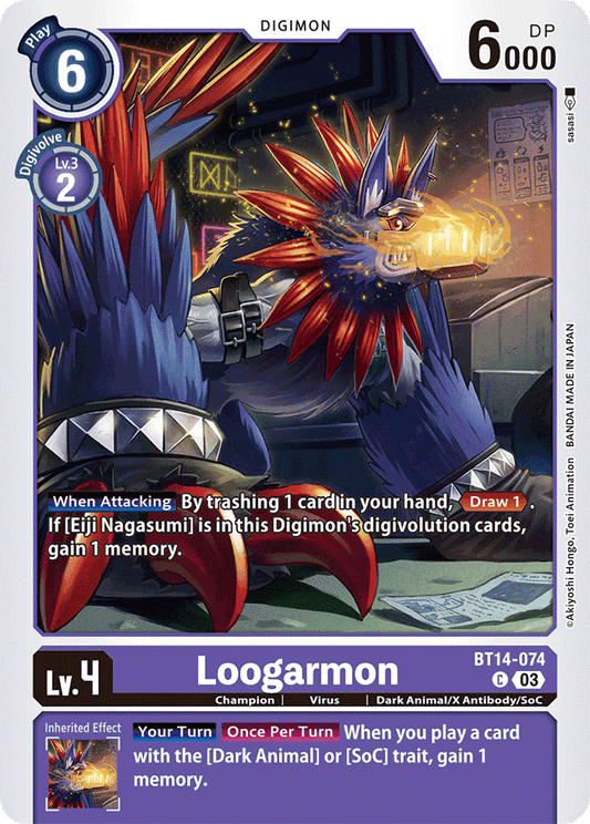 Loogarmon - Blast Ace - Common - BT14-074 C