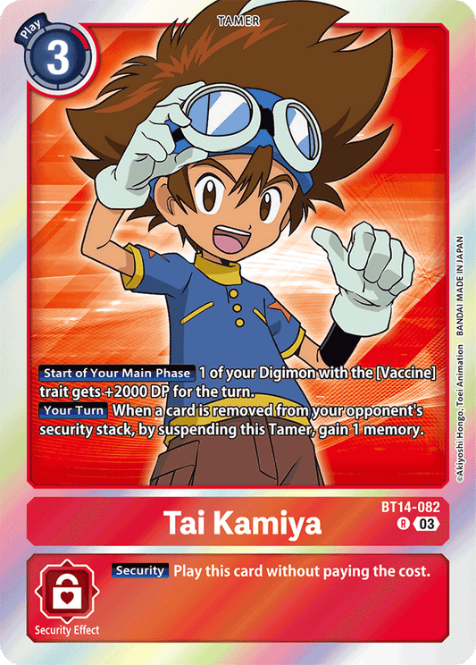 Tai Kamiya - Blast Ace - Rare - BT14-082 R