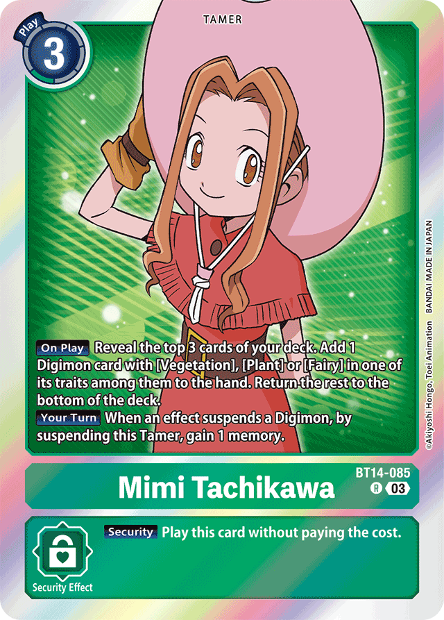 Mimi Tachikawa - Blast Ace - Rare - BT14-085 R