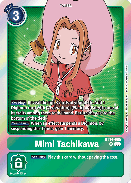 Mimi Tachikawa - Blast Ace - Rare - BT14-085 R