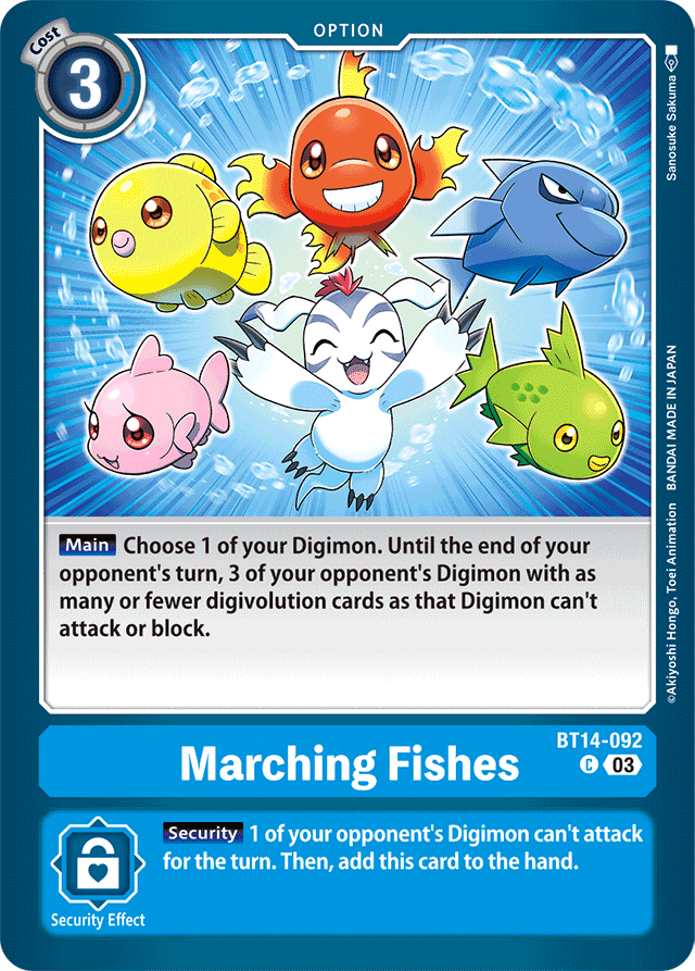 Marching Fishes - Blast Ace - Common - BT14-092 C