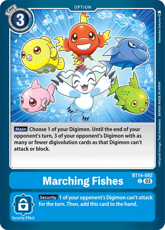 Marching Fishes - Blast Ace - Common - BT14-092 C