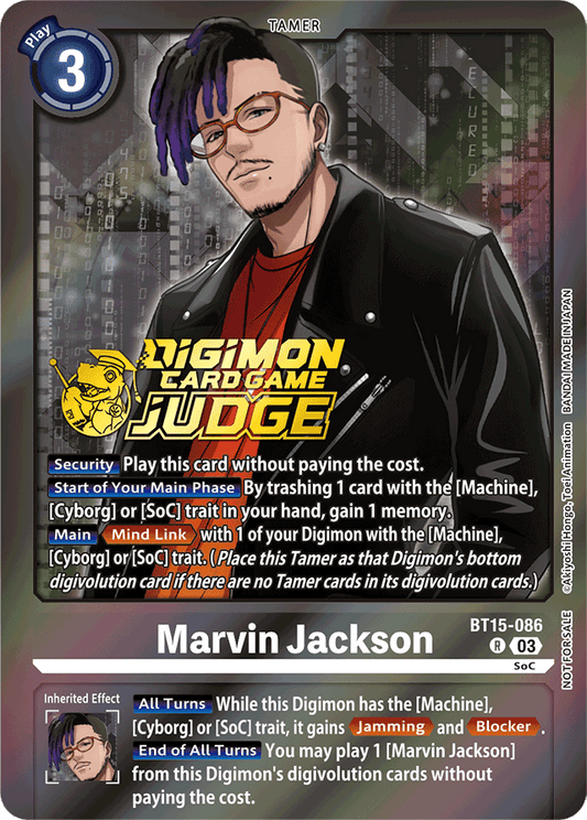 Marvin Jackson (Judge Pack 6) - Exceed Apocalypse - Promo - BT15-086 R
