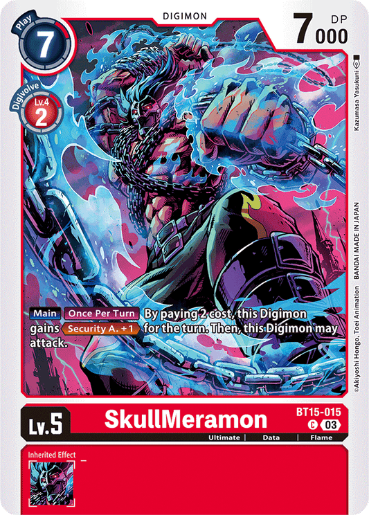 SkullMeramon - Exceed Apocalypse - Common - BT15-015 C