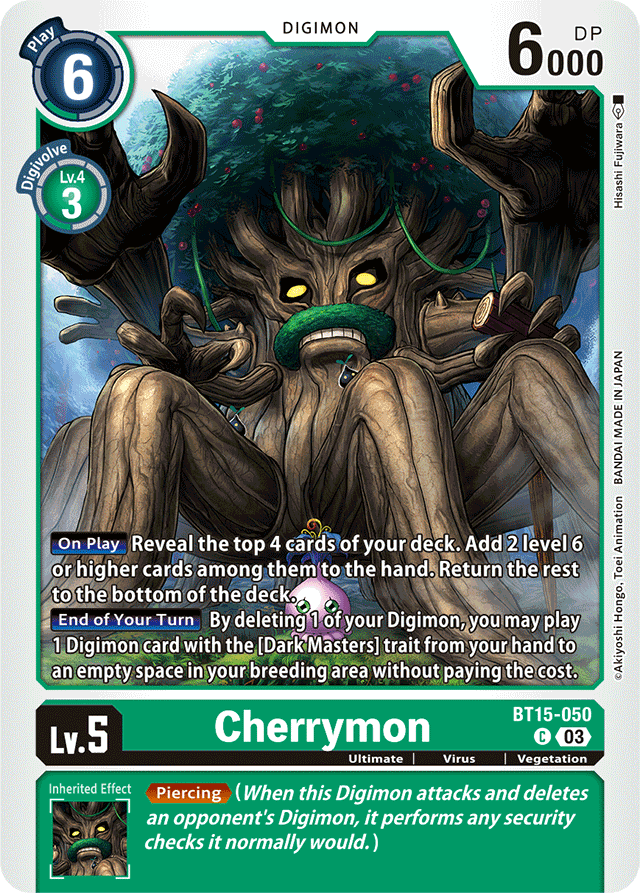 Cherrymon - Exceed Apocalypse - Common - BT15-050 C