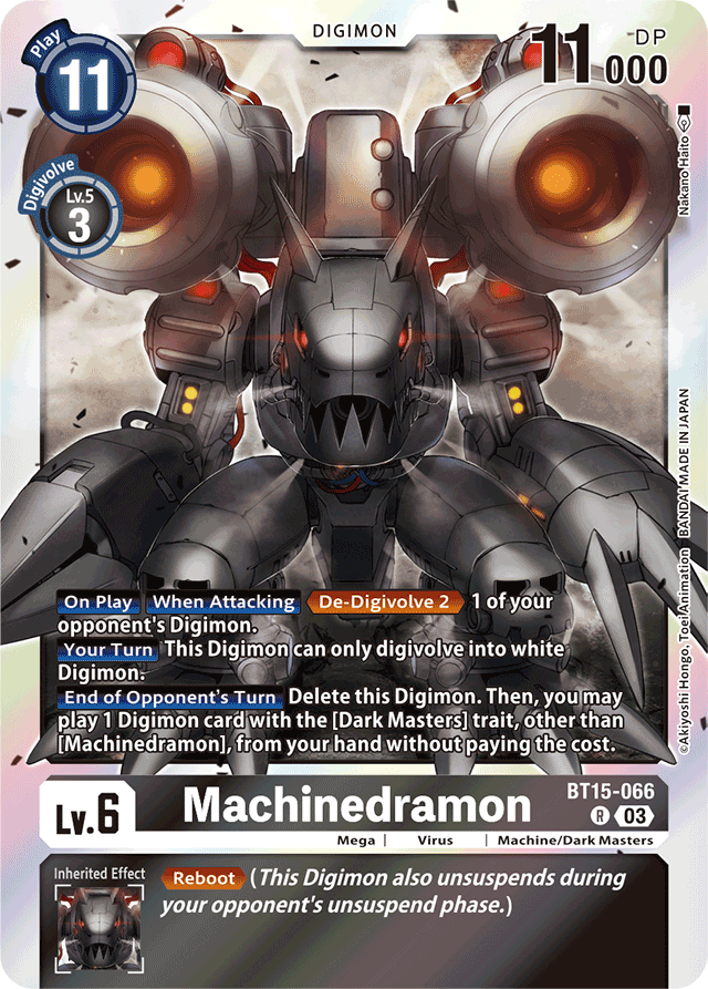 Machinedramon - Exceed Apocalypse - Rare - BT15-066 R