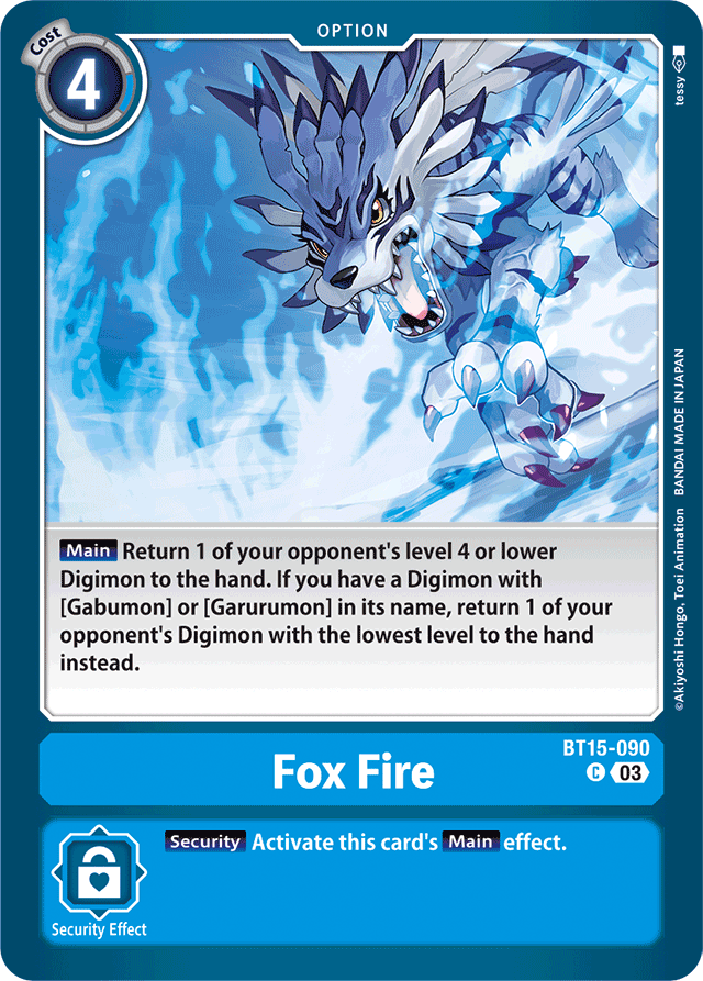 Fox Fire - Exceed Apocalypse - Common - BT15-090 C