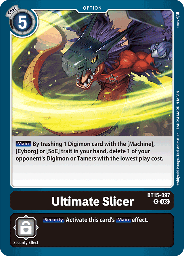 Ultimate Slicer - Exceed Apocalypse - Common - BT15-097 C