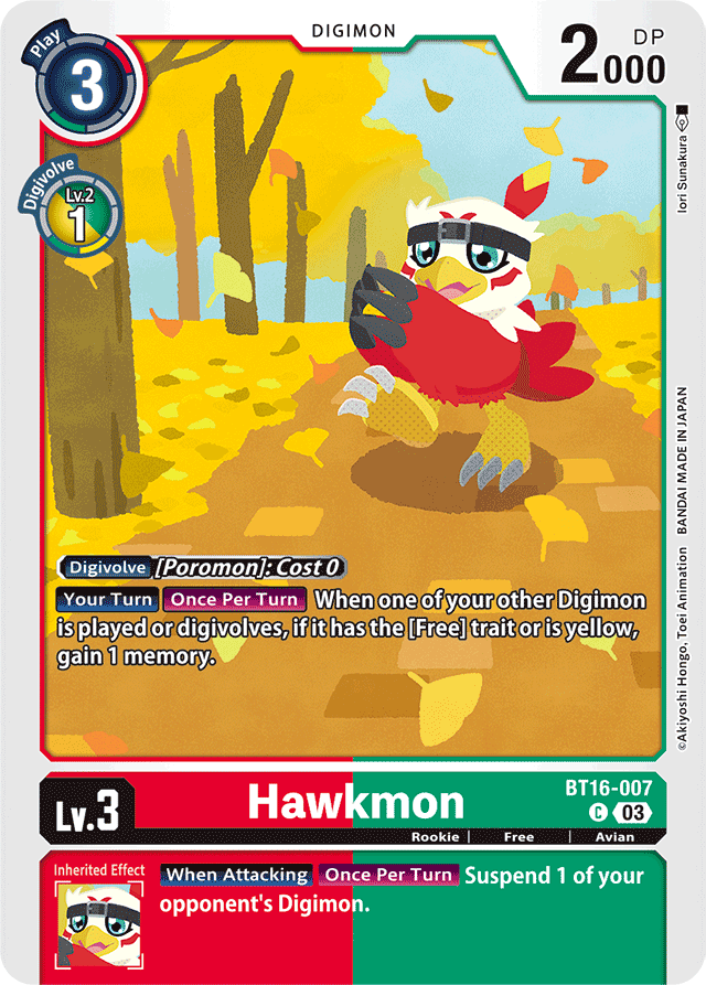 Hawkmon - Beginning Observer - Common - BT16-007 C